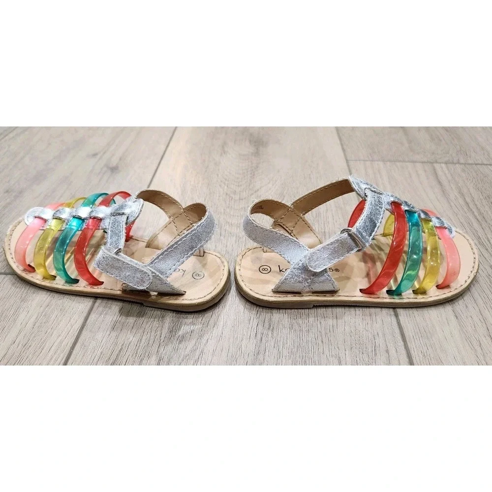 Koala‎ Kids Girls Rainbow Sandals Size 8